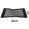 Rete Posteriore per Bagagliaio Auto Sedile Gabbia Elastica Organizzatore Auto Borsa da Schienale Rete con Cordino Velcro Magico Borsa Universale Tasca