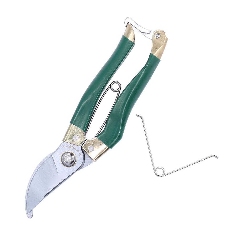Garden Pruning Shears Labor Saving Branch Trimming Scissors Carbon Steel with V Shape Spring for
