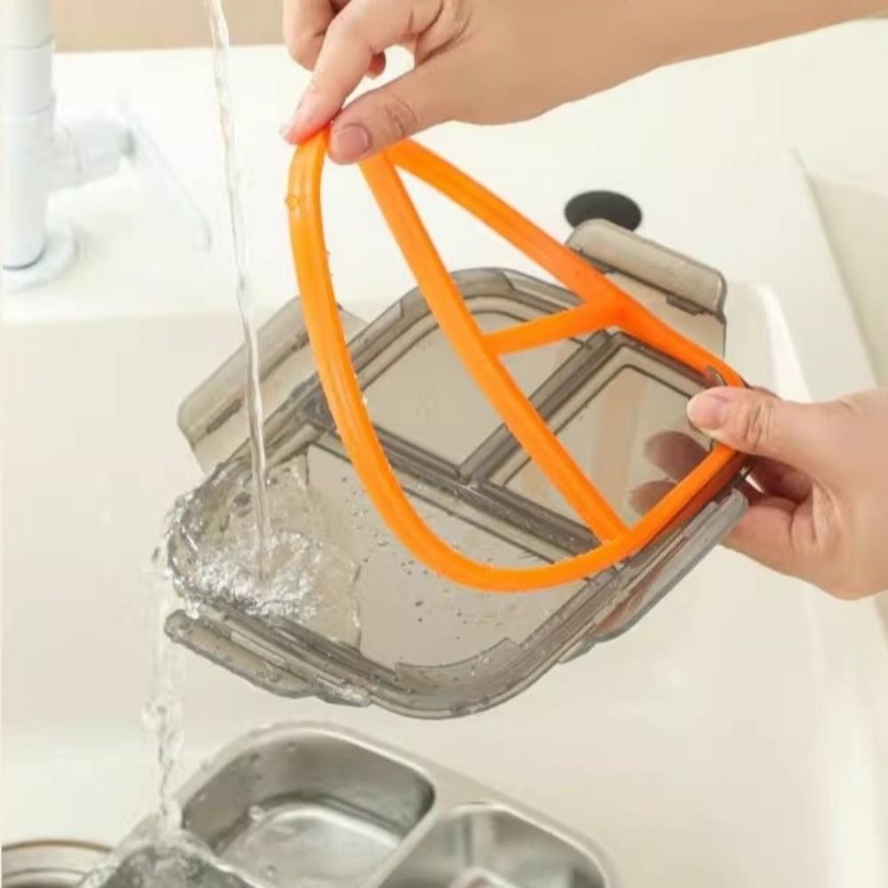 Leak Proof Stainless Steel  Lunch Box Reusable Student Meal Plate Food Container  Child School