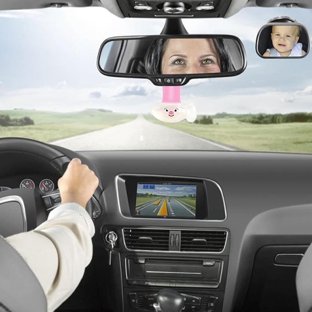 Car Scents Air Freshener PVC Cartoon Animal Designs Aromatherapy Ornament Car Air Freshener Rear View Mirror Ornament For