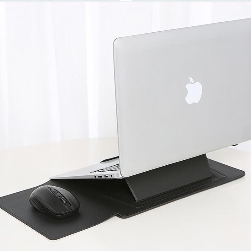 Li Shen Nemagnetický obal na notebook z umělé kůže se stojánkem a chladicí funkcí