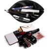 American Flag EMS Star of Life EMT Paramedic Medic Handing Travel Makeup Bag Cosmetic Pouch PU Leather Storage Organizer Case For Brush Women