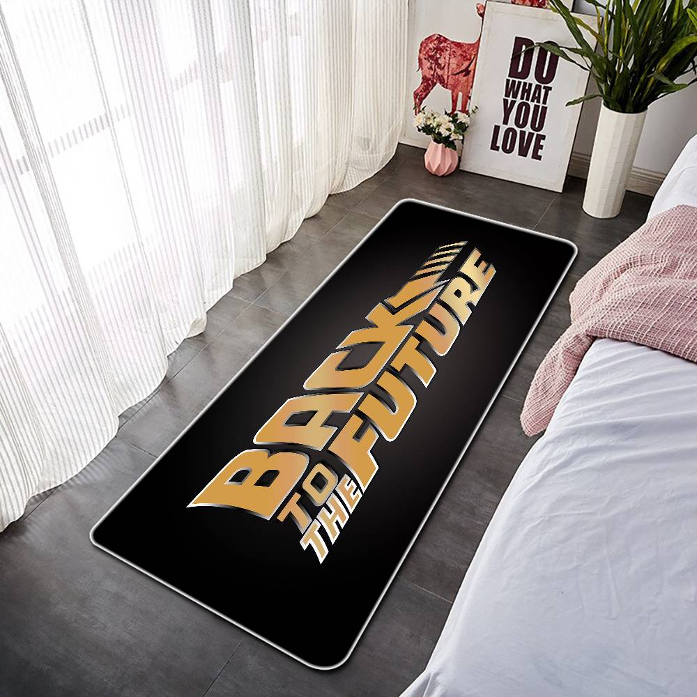 Back To The Future Floor Mat Entrance Doormat Bath Mats Non-slip Mat Carpets Entrance Of House Custom Kitchen Foot Mat Cute Rug