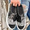 Damenschuhe Herbst Neu Flachboden Lässige Übergröße Canvas Schuhe Damen Schlangenmuster Loafers Dicksohlige Farbpassende Board-Schuhe