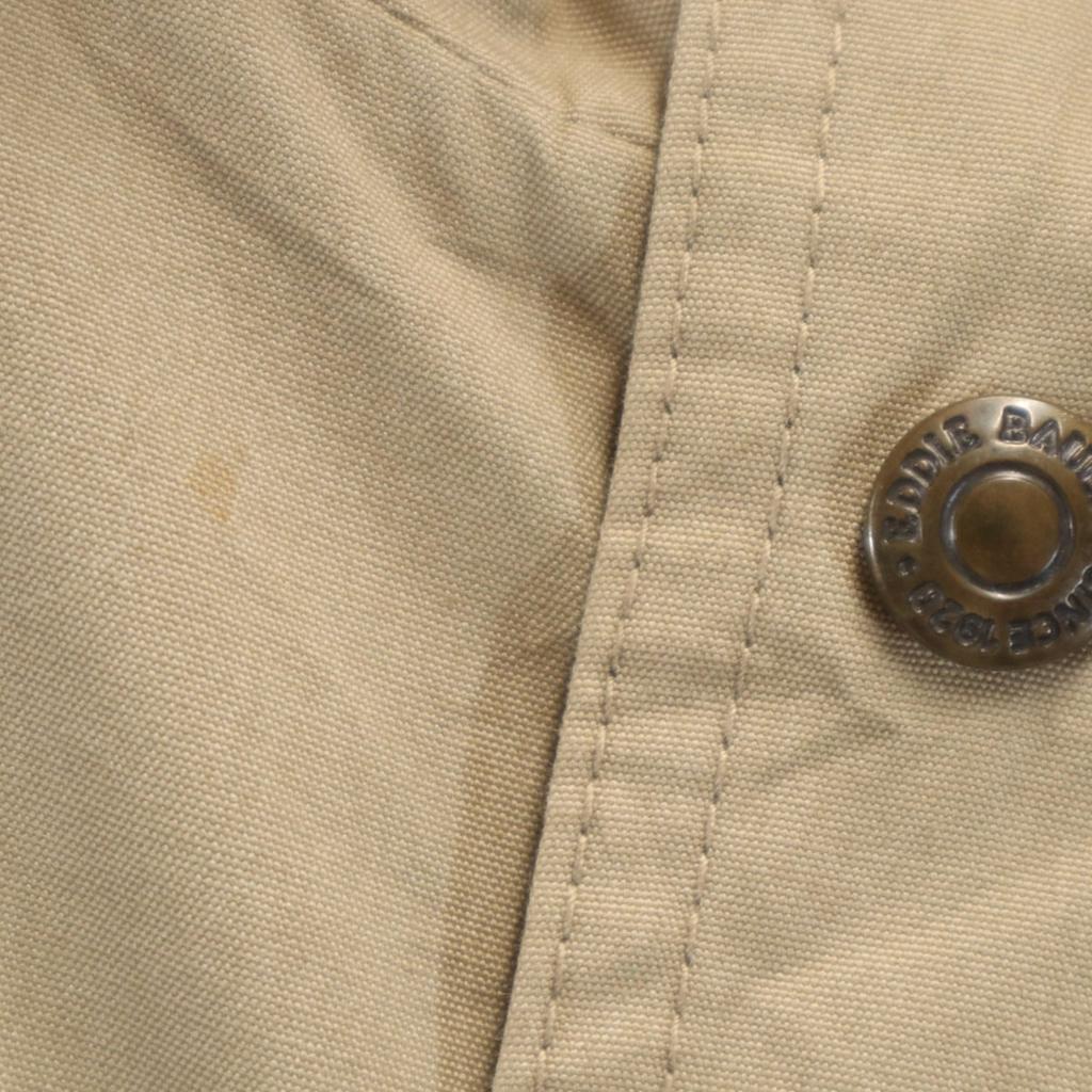 EDDIE BAUER 90er Jahre Alter Schwarzer Anhänger Mantel XL Gurege Outdoors Herren Gebraucht