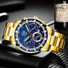3pcs/set Fashion Men's Casual Round Pointer Stainless Steel Quartz Wrist Watch & Bracelet & Necklace, Ideal Choice for Gifts