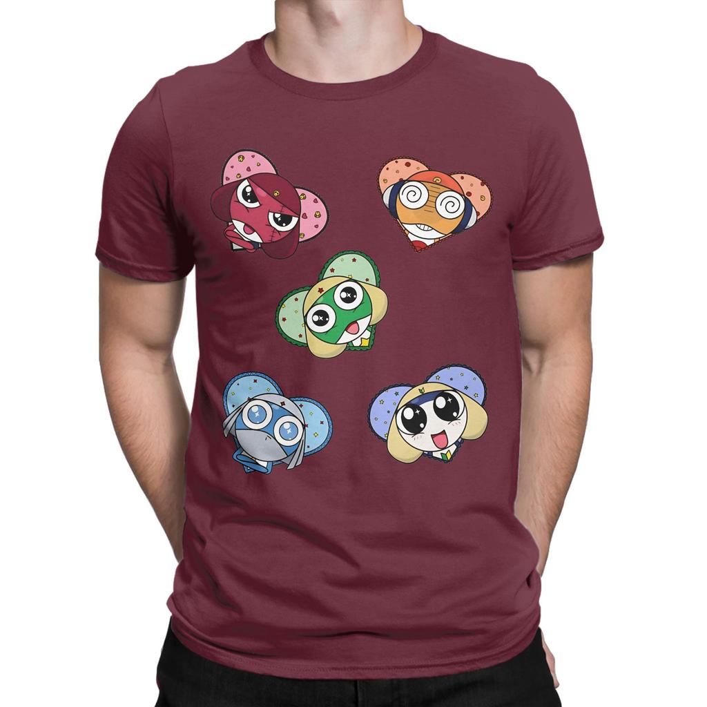 Space Sgt Frog Keroro Giroro in Love Men Women T Shirts Tee Shirt Short Sleeve TShirt Pure Cotton Graphic Printed Clothing