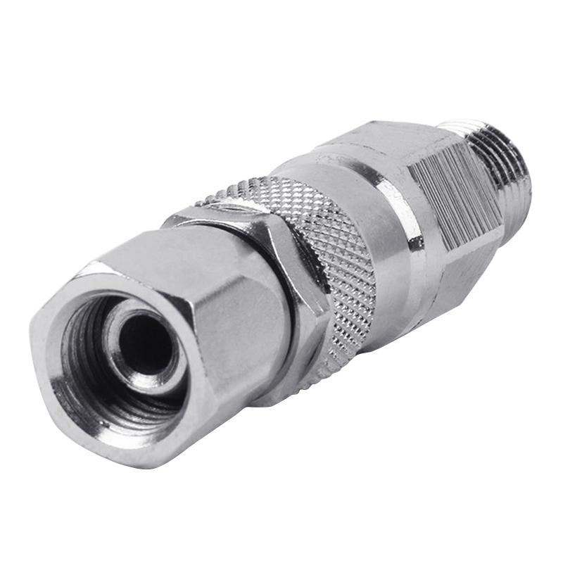 1/4-Inch Airless High Pressure Spray Hose Swivel Joint Suitable For Paint Sprayer Stainless Steel Tool Parts Accessories