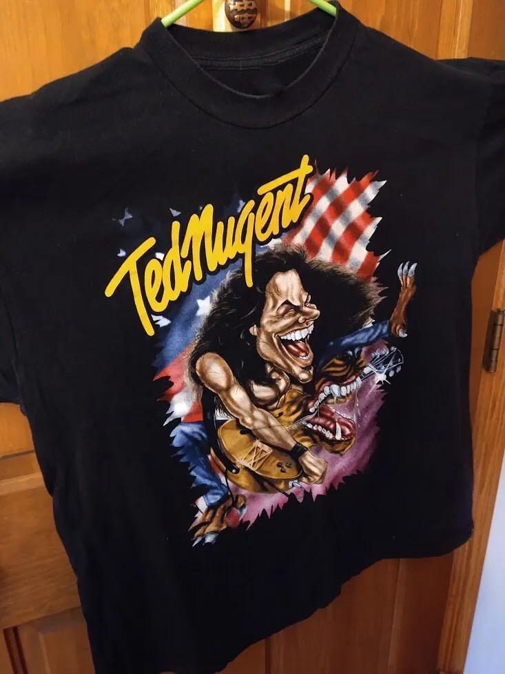 Ted Nugent Whiplash Bash Black All Size Tee Shirt Gift Funny Unisex T-Shirt XXXL