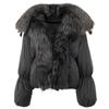 OFTBUY Winter Jacket Women Big Real Fox Raccoon Fur Collar Natural Warm Duck Down Coat Short Outerwear Streetwear Loose Casual