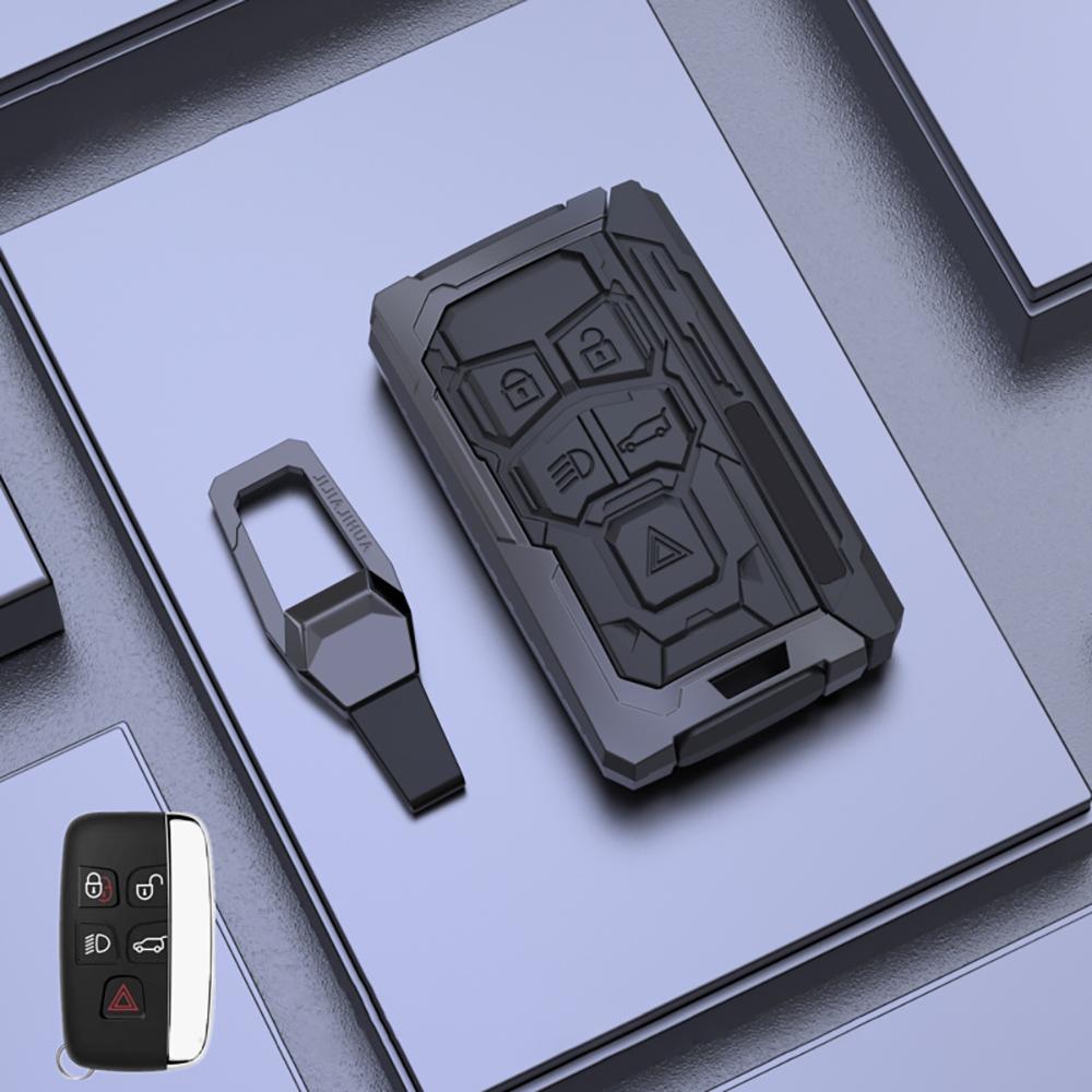 Zinc Alloy Car Key Case Cover Holder For Land Rover Range Rover Discovery 5 Sport For JAGUAR XE XF XJ F PACE Accessories