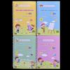 4pcs Children Control Pen Traning Book Reusable Writing Free Wiping English Verison Kids Magic Practice Copybook Preschools