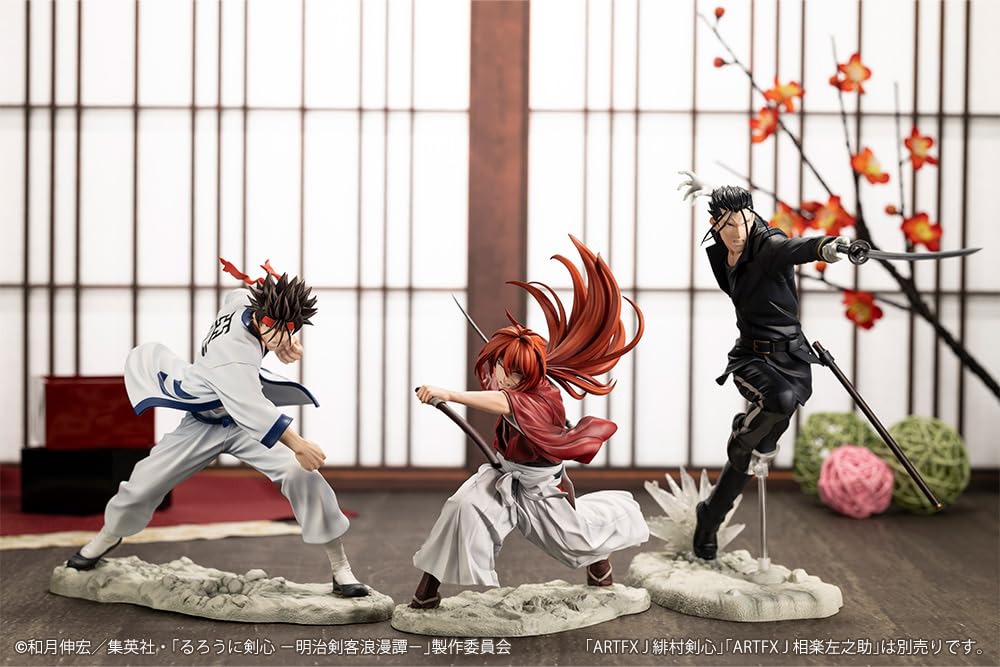 KOTOBUKIYA TV anime Kenshin Swordsman Romantic ARTFX J Hajime Saito scale PVC painted finished figure "Rurouni -Meiji Story" 1/8