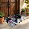 Floor Mat Soft Flannel Rug Non-Slip Absorbent Mat for Bathroom Bedroom Home Decor H-Hunter and H-Hunter Anime