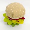 28 Parça/Set Yumuşak Keçe Oyun Yemeği Seti Hamburger Sandviç İstifleme Oyuncakı Dana Biftek Sebzeler ile Çocuklar İçin Rol Yapma Oyun Yemeği Mutfak Oyuncağı