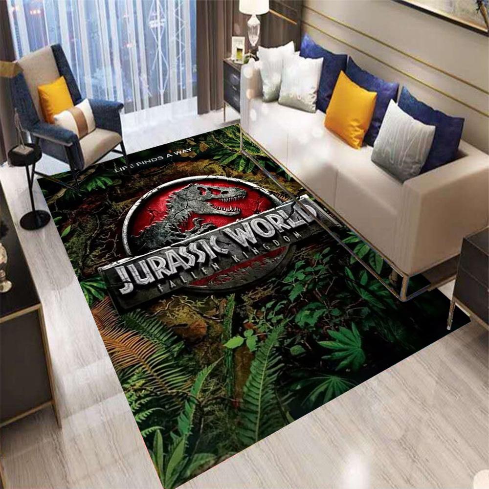 

Килим з принтом Світ динозаврів Парку Юрського періоду для спальні, вітальні, веселий мультяшний килим, килимок для підлоги 120*160cm