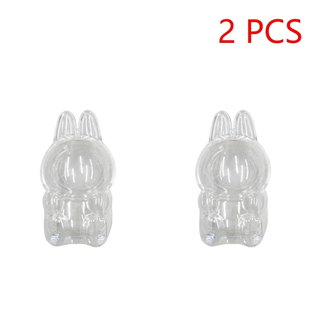 Clear Doll Display Box For Labubu - Dustproof Transparent Storage Case, Diy Collectible Accessories & Party Gift