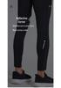 Fleece-Lined Men's Quick-Dry Compression Running Tights