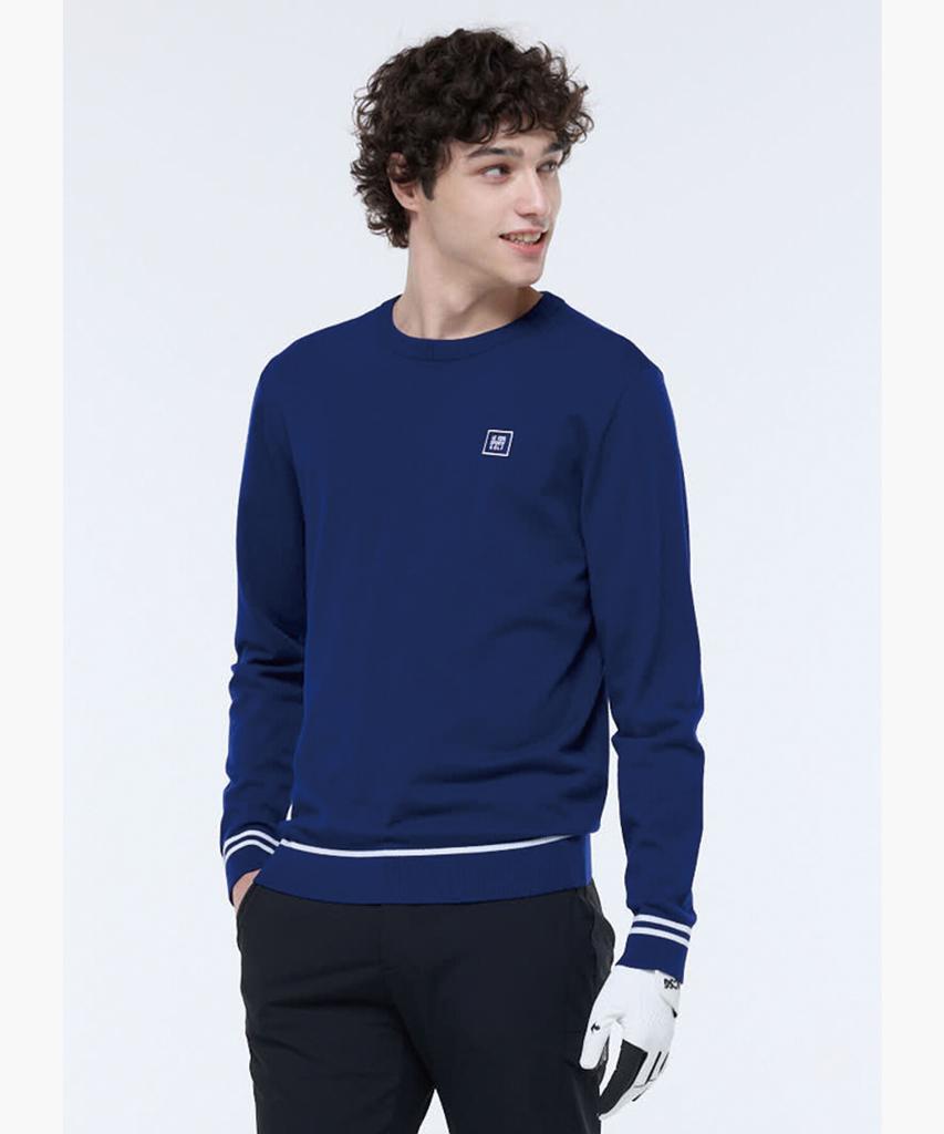 LECOQ GOLF Men'S Essential Round Long Sleeve Sweater (Gq321Mkp99)