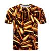 Mens Loose Fit Short Sleeve T-Shirt With 3D Game Print - Breathable Cotton Blend Casual Tee Teens Adults