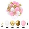 35pcs 12 inch metal balloons matte latex balloons gold confetti balloons birthday wedding party decoration