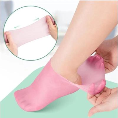 1poros silikoninės drėkinančios pėdų kojinės sausoms įtrūkusioms pėdoms pėdų priežiūrai kojinės SPA pedikiūro kojinės masažo drėkinamosios gelio kojinės