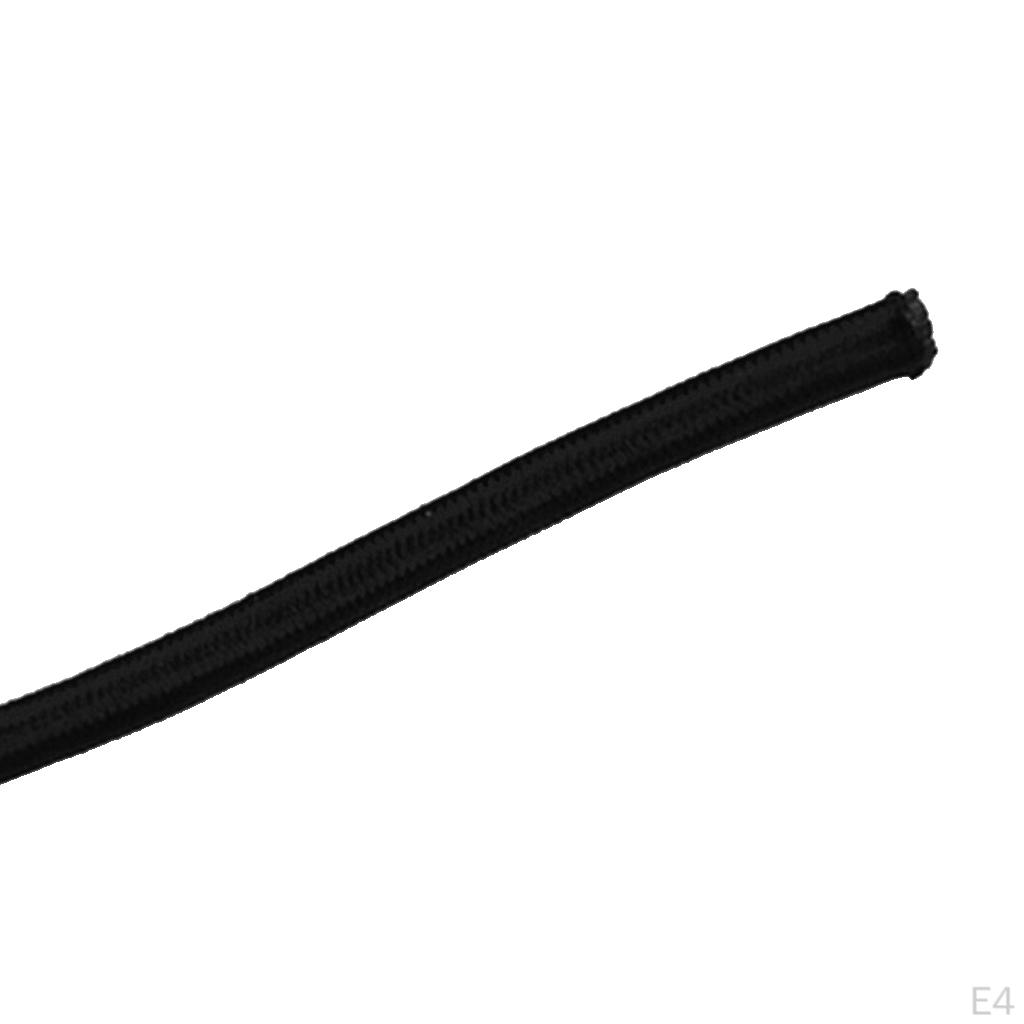 5mm Strong Rubber Elastic Bungee Rope Tie Down Paracord For Boating Sailing Camping Outdoors