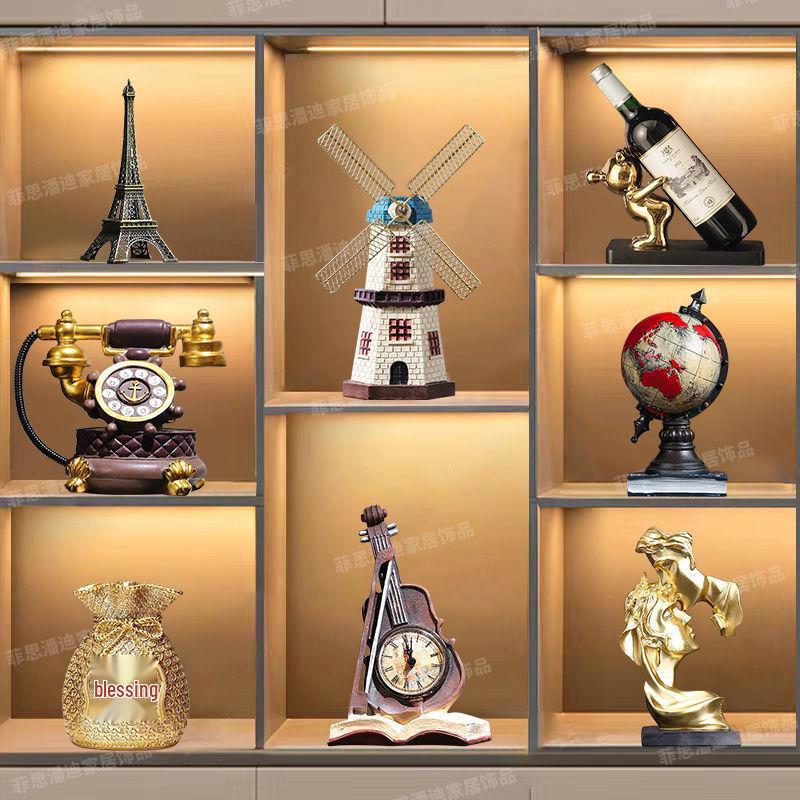 2025 High-End Living Room Decor: Wine & TV Cabinet Art Pieces