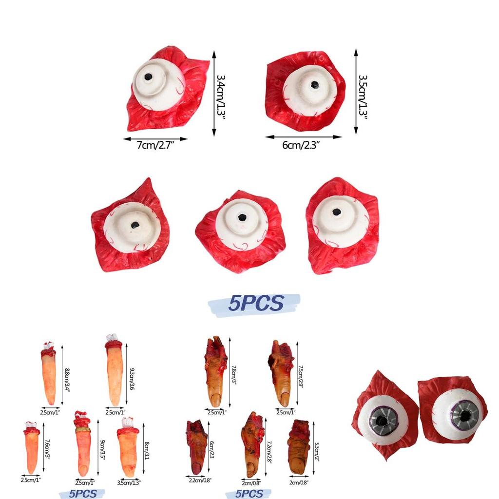 New Halloween Prank Terror Atmosphere Dress Up Scary Organ Set Props In Stock