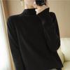 Damegenser MODERN NEW SAGA Vårullgensere Turtleneck strikket genser Høst Dame Jumper Strikket Topp