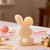 Silicone Rabbits Mould Nonstick Surfaces Easy Demolding For Candle Soap Making Holiday Projects