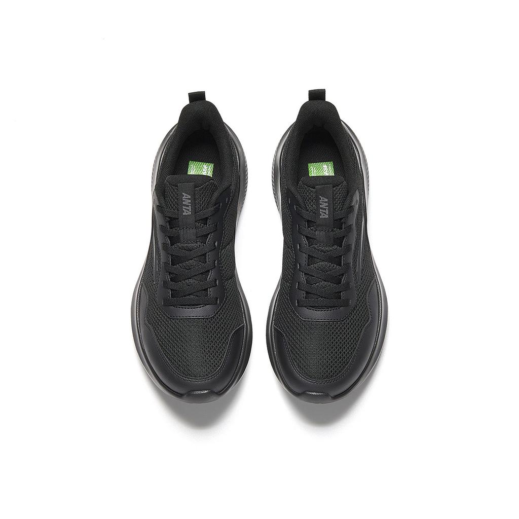 Anta Sky Lightweight Shock Absorbing Running Shoes Men Sneakers Basic-Black 912615541-5