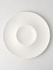 Ceramic white cold dish plate High-grade sense of luxury molecular cuisine restaurant artistic conception fusion dish disc