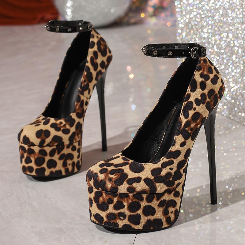 Fashion Eilyken Design Pumps Women Sexy Fetish Patform Buckle Strap Stripper Nightclub Stiletto Heels Shoes Zapatos De Mujer