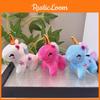 Adorable Mini Unicorn Plush Keychain Cute Pony Plush Toy Soft Short Fur Accessory