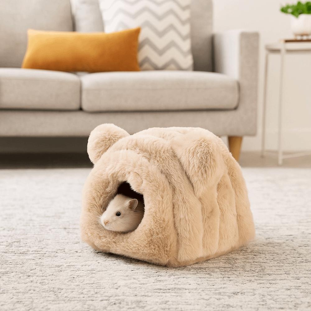 Thickened Pet Sleeping Nest Soft Hamster Hideout House Guinea Pig House for Hamster Sugar Glider