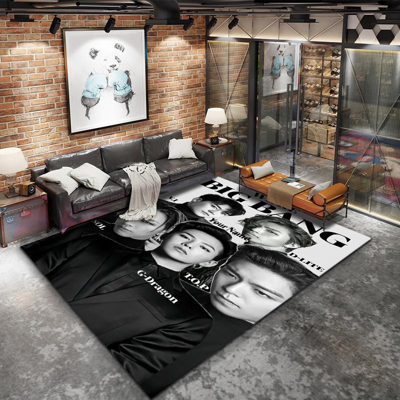 Big Bang Forever Custom Name Carpet Rug For Living Room Bedroom Home Sofa Decoration Kids Play Nonslip Floor Mat