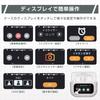 Kashimura via Charging Case with Touch Panel True Wireless Earphones and Earphone Finder [Control Display!] Music, Calls, Included! BL-136