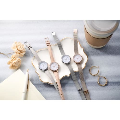 Angel Heart Casual Watch Flowery Time OA26PG Women's Pink Gold