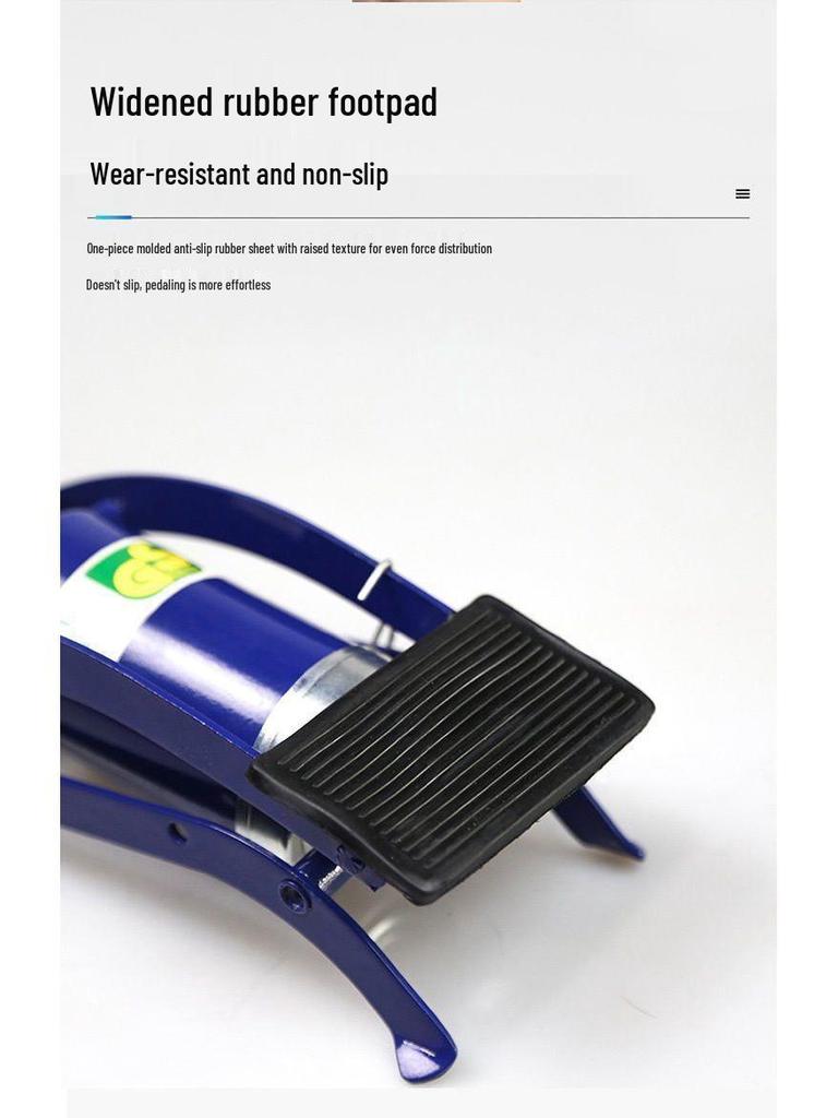 Doppelzylinder-Fußpumpe zum Aufpumpen von Autoreifen