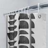 Modern Abstract Shower Curtain Set Waterproof Bathroom Decor Farmhouse Geometric Pattern Fabric Liner Backdrop Washable