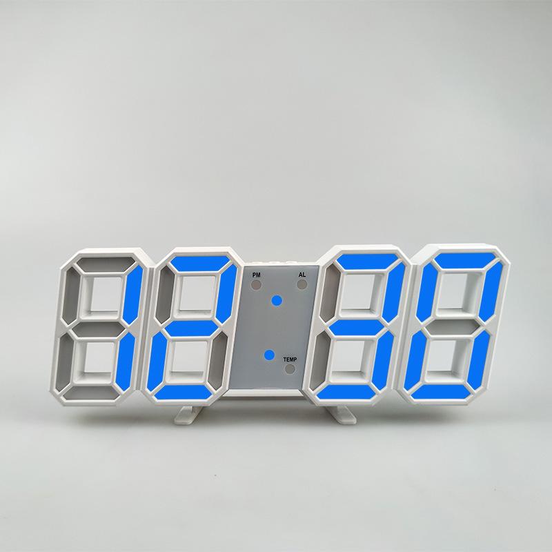 Minimalist LED 3D Wall Clock - Luminous Japanese Design for Office