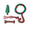 Good-7 Pieces Christmas Set Pet Cotton Rope Teeth Cleaning Dog Rope Christmas Chewing Training