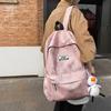 Simple Printed Schoolbag Middle School Girl Lightweight Large-capacity Backpack Leisure Travel Backpack