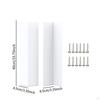 2 Pieces Metal Wall Corner Cover Durability Heavy Duty Easy Installation for School Household
