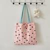 4 New Sweet Cartoon Bear Embossed Shoulder Bag Double Shopping Bag Cute Student Casual Armpit Bag