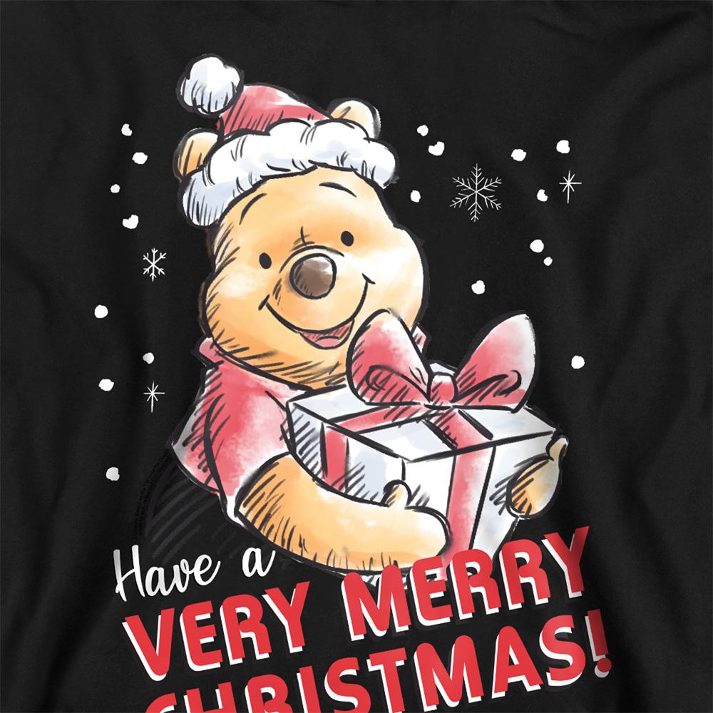 Winnie the Pooh Childrens/Kids Have A Very Merry Christmas! Hoodie