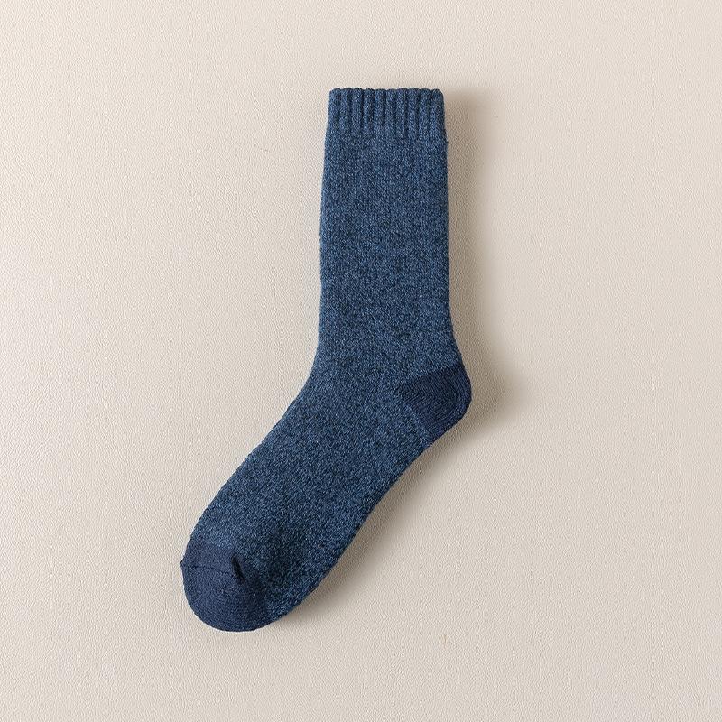 Women's Thick Plush Winter Socks: Heat-Generating, Warm Mid-Calf & Over-the-Knee Terry Cloth Socks