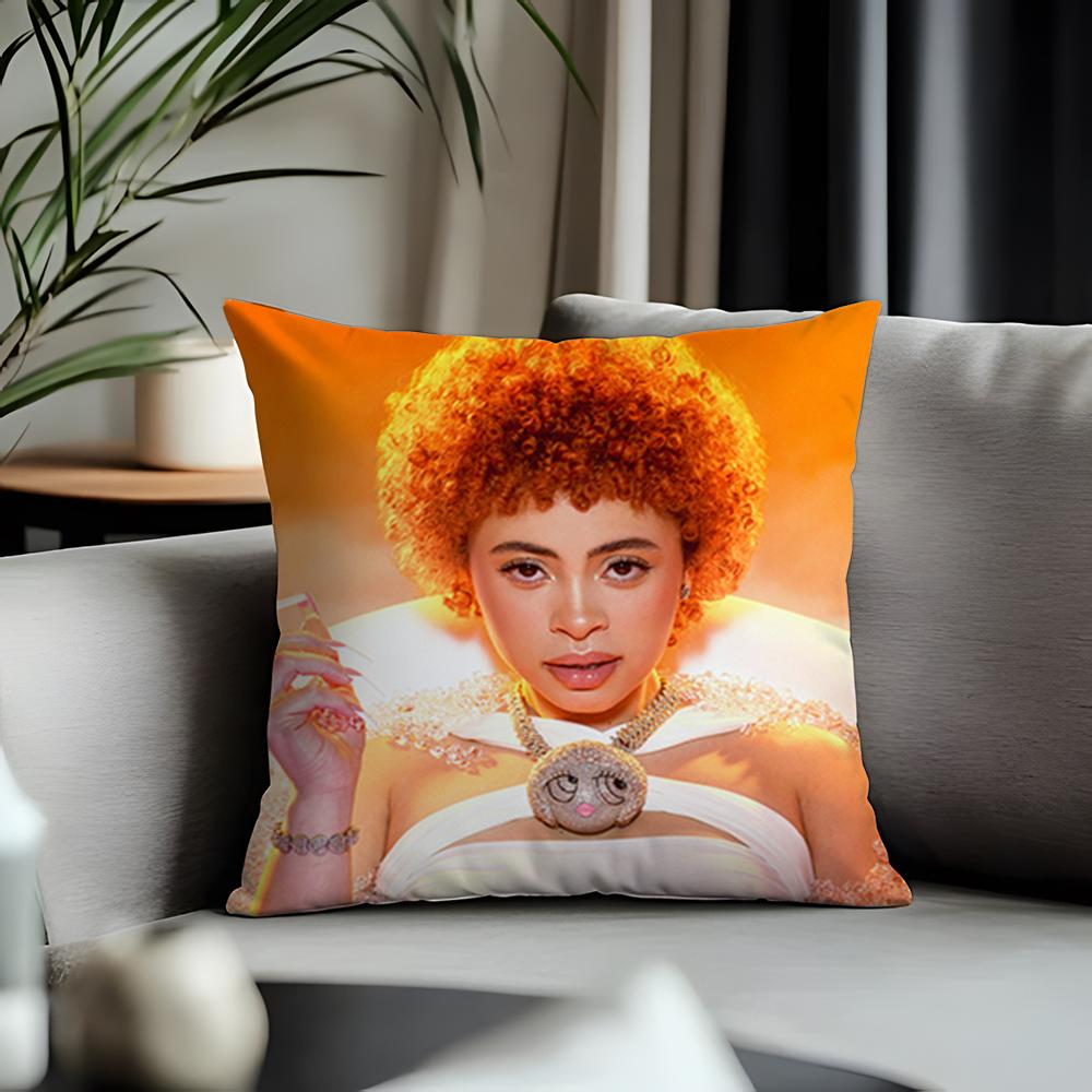 Trending Iice Spiceead Cushion Cover Antidustmite Pillowcase Invisible Zipper Silky Short Plush Sofa Cushion Cover