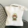 Avocado Bags 2021 Tote for Women Canvas Summer Shopper Bag Women's Handbag Designer Handbags Fabric Printed Shoping Anime Woman